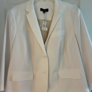 Talbots White Women's Blazer